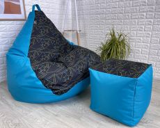 Кресло груша Принт Микс TIA-SPORT